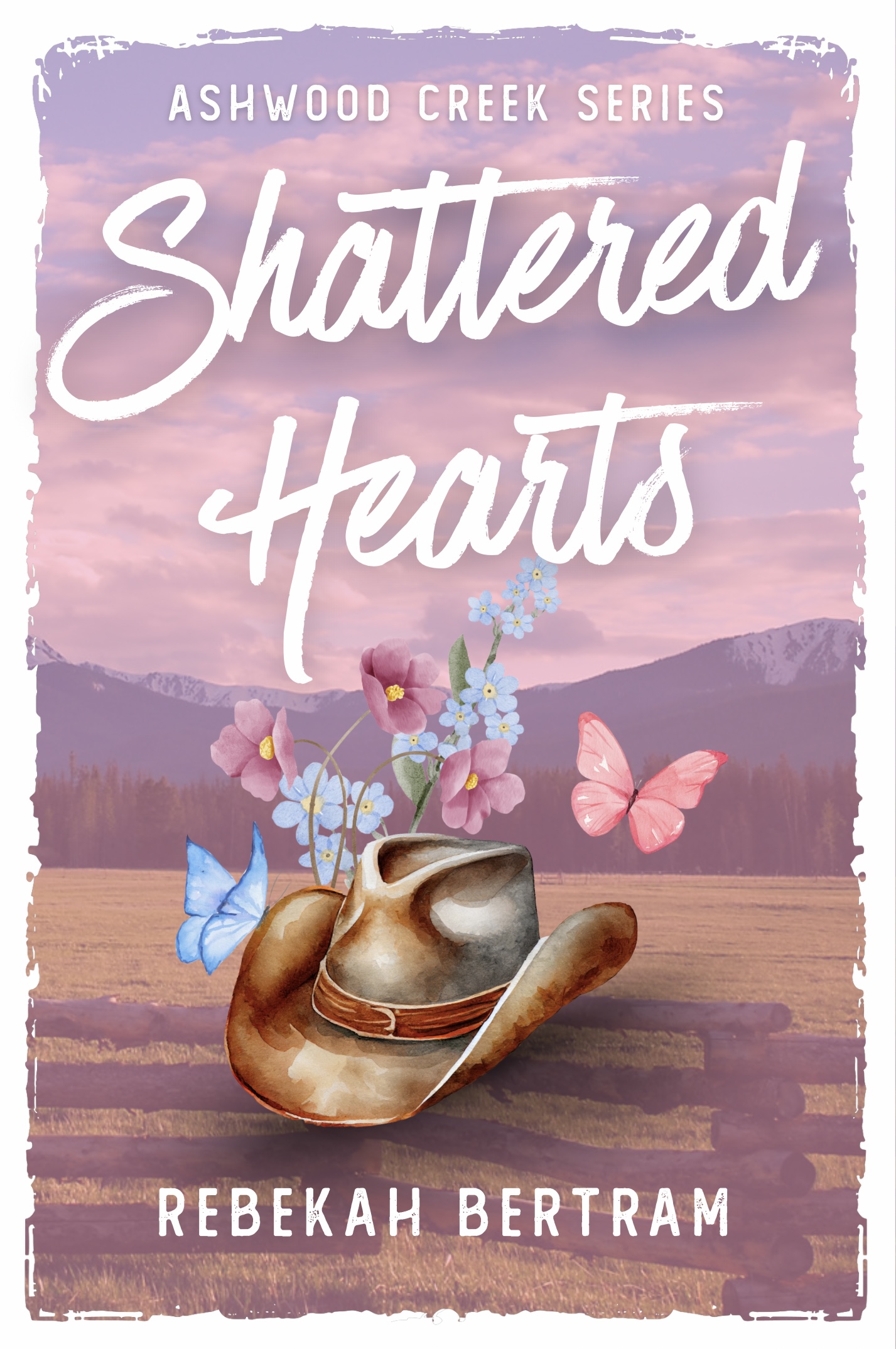 Cover of Shattered Hearts by Rebekah Bertram